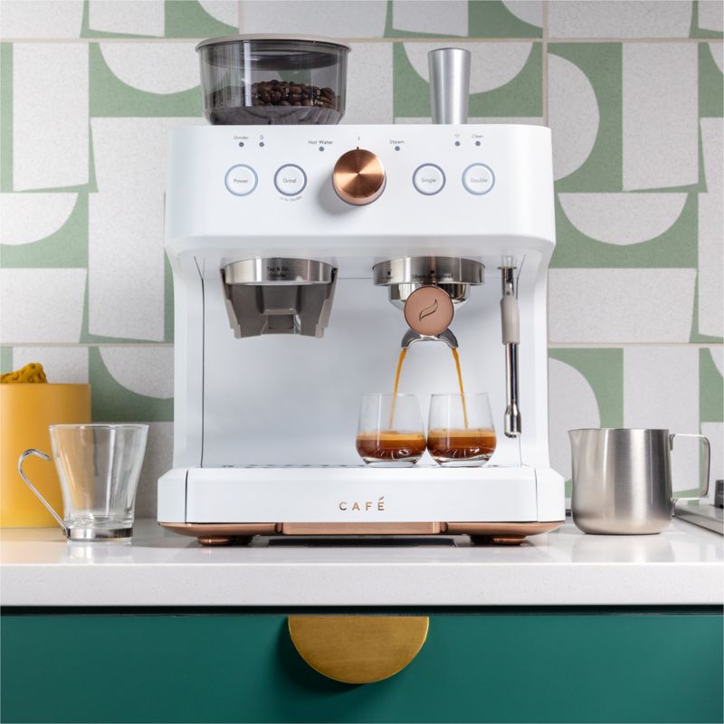 Elevate Your Countertop: The Enduring Appeal of a White Espresso Machine